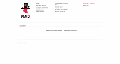 Desktop Screenshot of placcc.jegy.hu